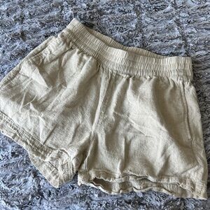 Old Navy Tan Women's Linen Shorts